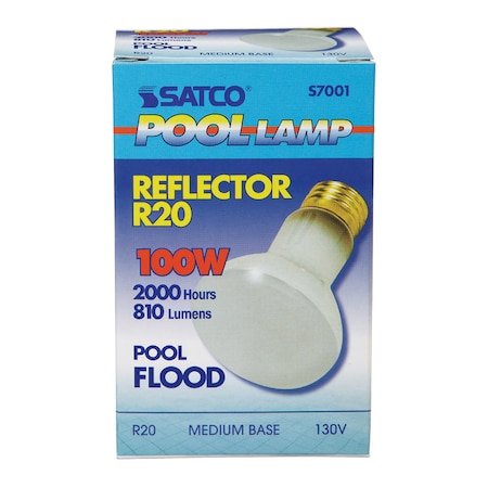 Satco Satco 100 W R20 Floodlight Incandescent Bulb E26 (Medium) Soft White 1 pk 7001